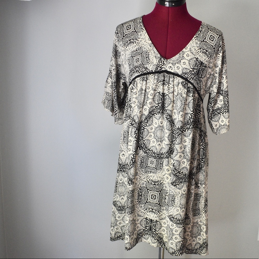 Knox Rose Boho Crochet Detail Mini Dress XT Small